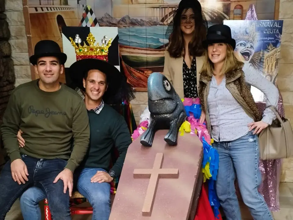 Entierro de la Caballa en la Casa de Ceuta en Melilla