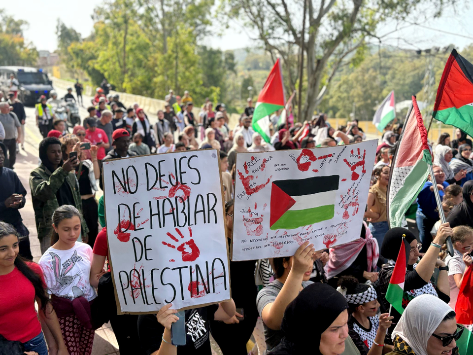 Manifestaci&oacute;n Ceuta con Palestina / Alma Palomino