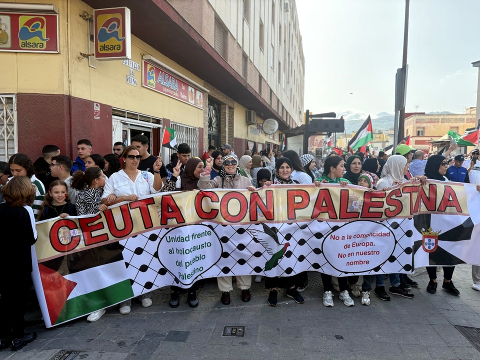 Manifestaci&oacute;n Ceuta con Palestina  (1)