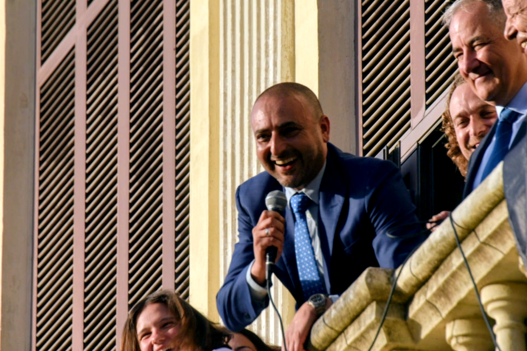 Luhay Hamido, presidente de la AD Ceuta Fc durante la celebraci&oacute;n de este domingo / Rafa B&aacute;ez