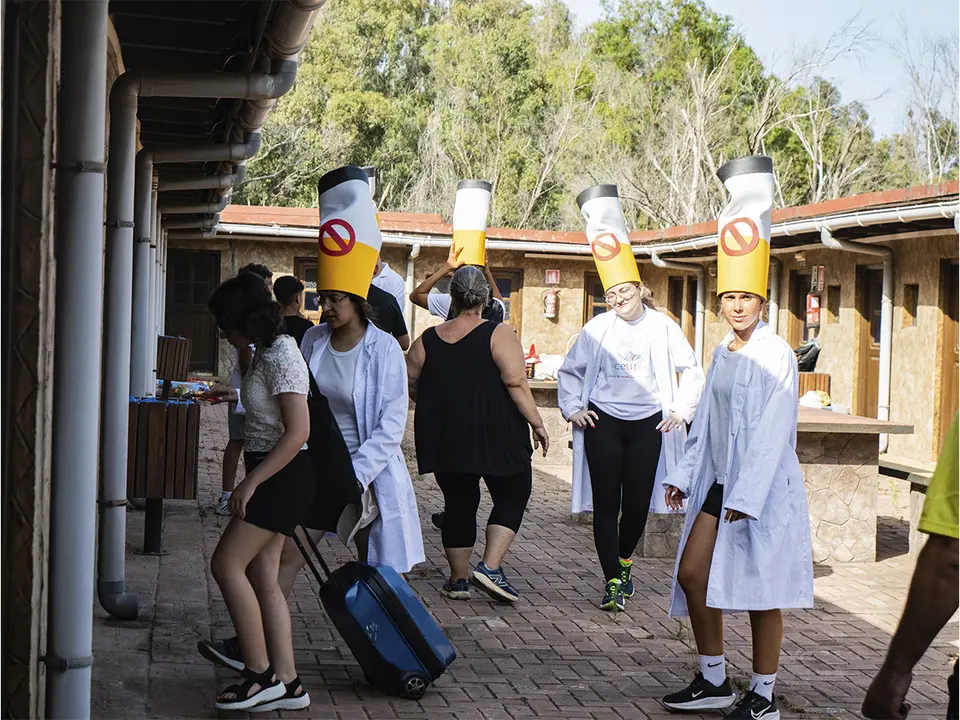 Campamento "sin humo"