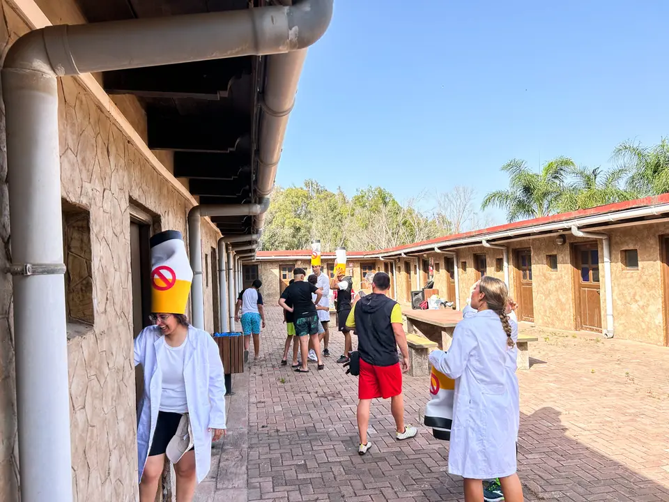 Campamento "sin humo"