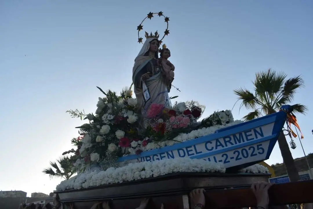 La Virgen del Carmen en La Almadraba / Archivo