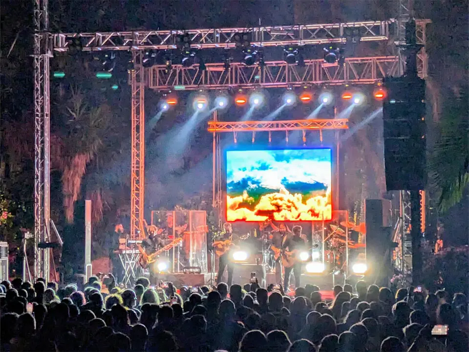 Concierto en el Parque Mar&iacute;timo el pasado verano