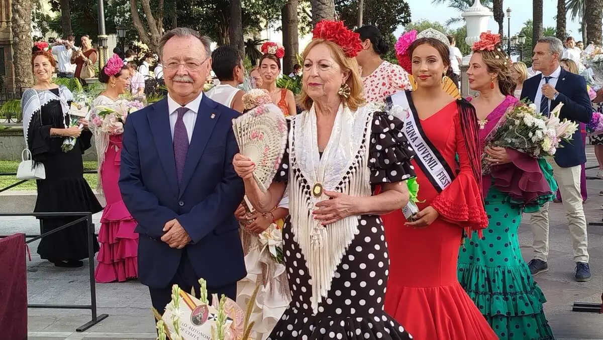 Ofrenda a la Virgen de &Aacute;frica