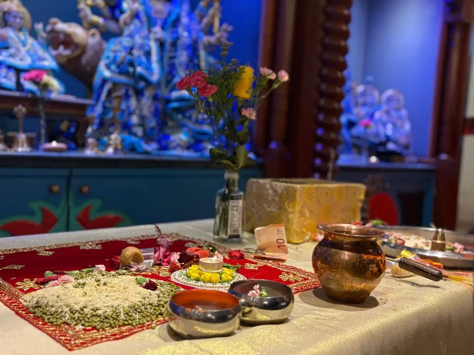 Procesi&oacute;n en honor a Ganesh