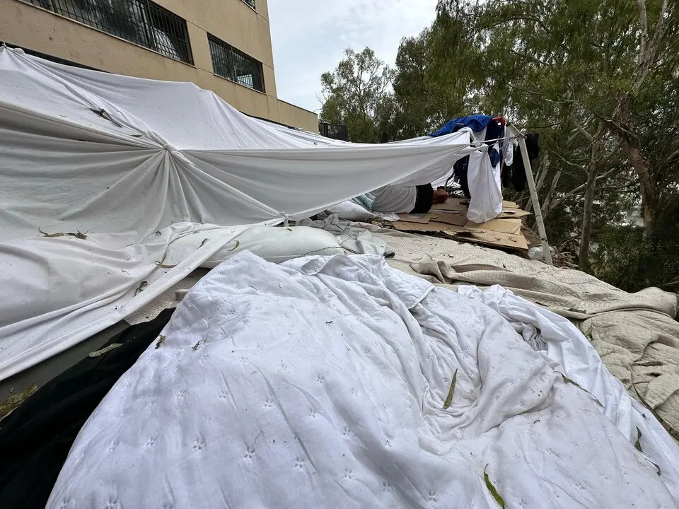 Inmediaciones del Centro de Estancia Temporal de Inmigrantes. CETI: Mohamed Ettouileb