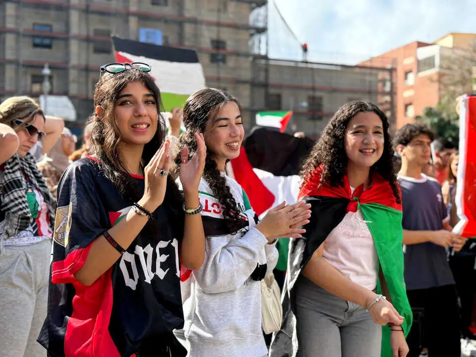_concentraci&oacute;n de los estudiantes en apoyo a Palestina y al pueblo de Gaza (9)