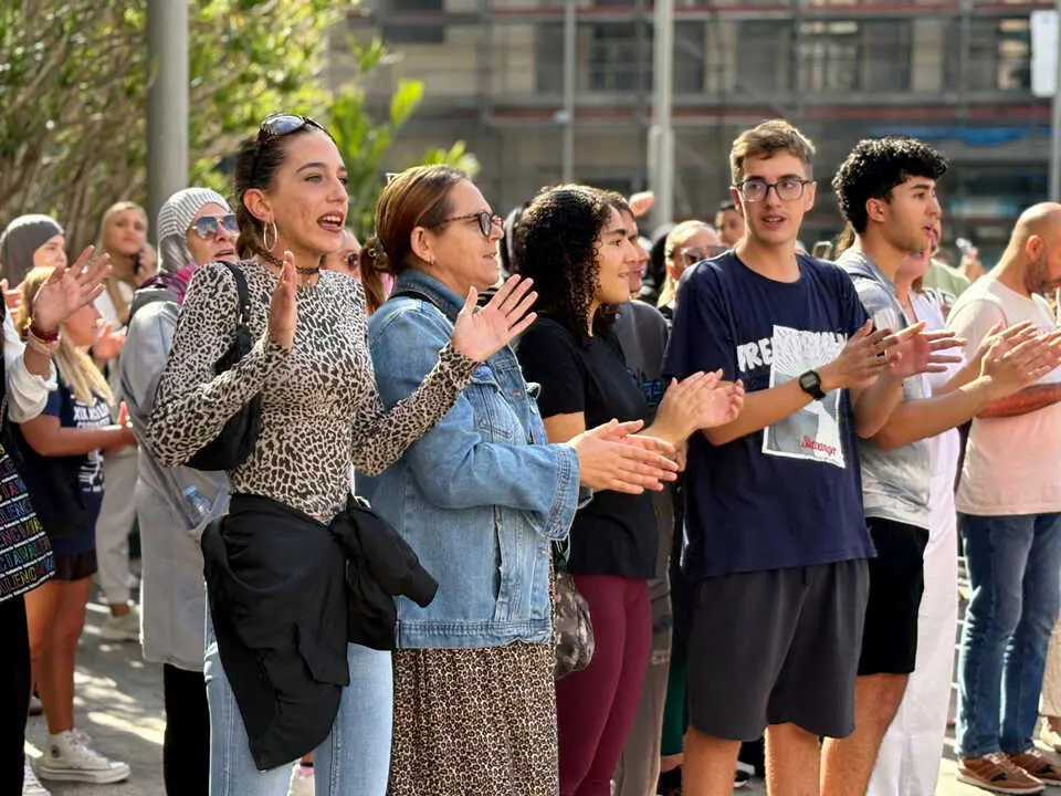 _concentraci&oacute;n de los estudiantes en apoyo a Palestina y al pueblo de Gaza (5)