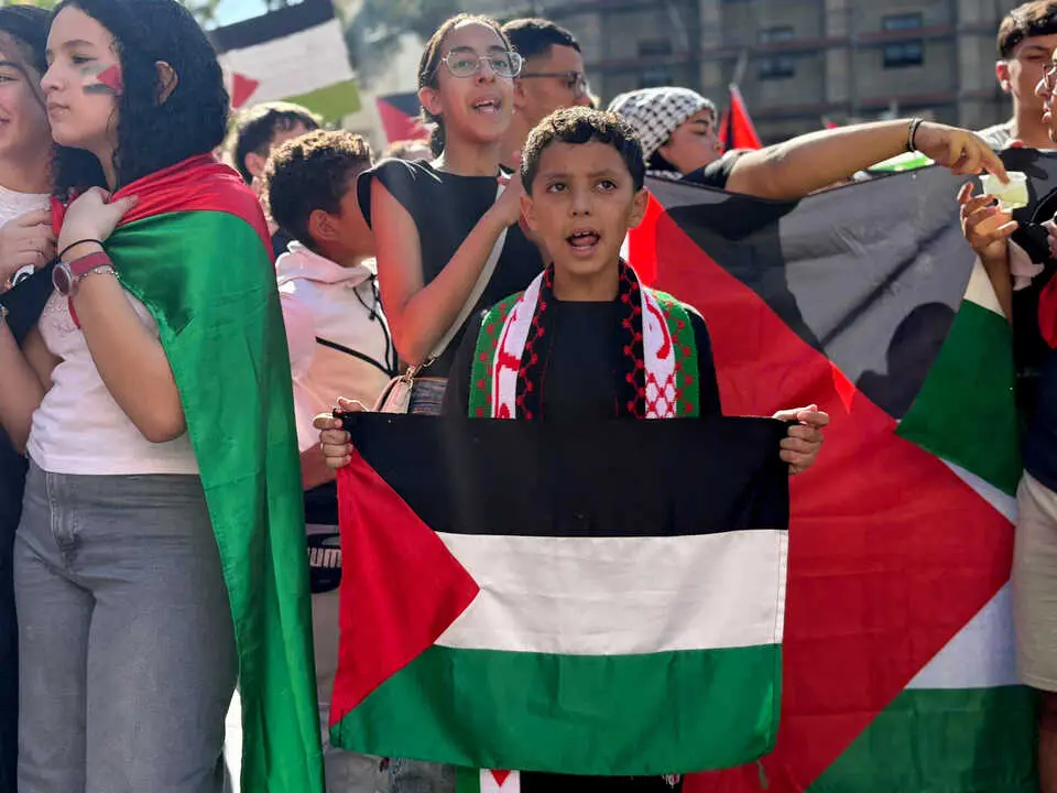 Concentraci&oacute;n de los estudiantes en favor de Palestina y del pueblo de Gaza (4)
