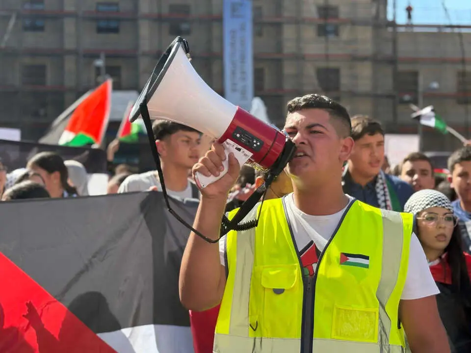 Concentraci&oacute;n de los estudiantes en favor de Palestina y del pueblo de Gaza (3)