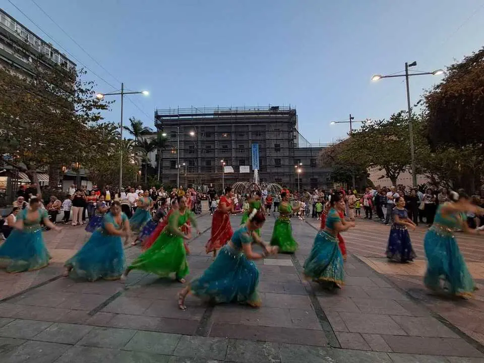 Acto del encendido del Diwali 2025 / C&eacute;sar Mart&iacute;n