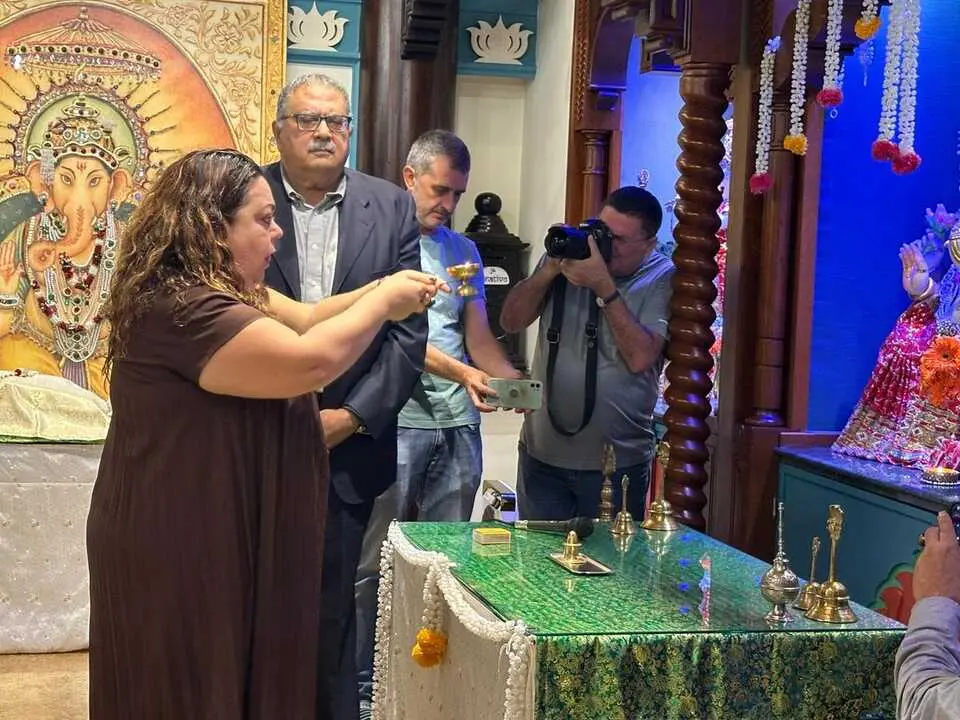 Acto del encendido del Diwali 2025 / Mohamed Ettouileb