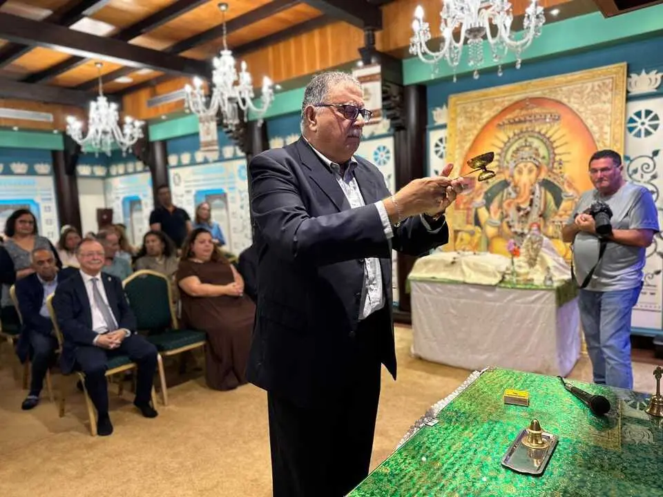 Acto del encendido del Diwali 2025 / Mohamed Ettouileb