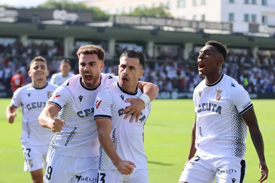 Gran triunfo del Ceuta ante el CD Mirand&eacute;s. Foto: Abdeselam Mohamed