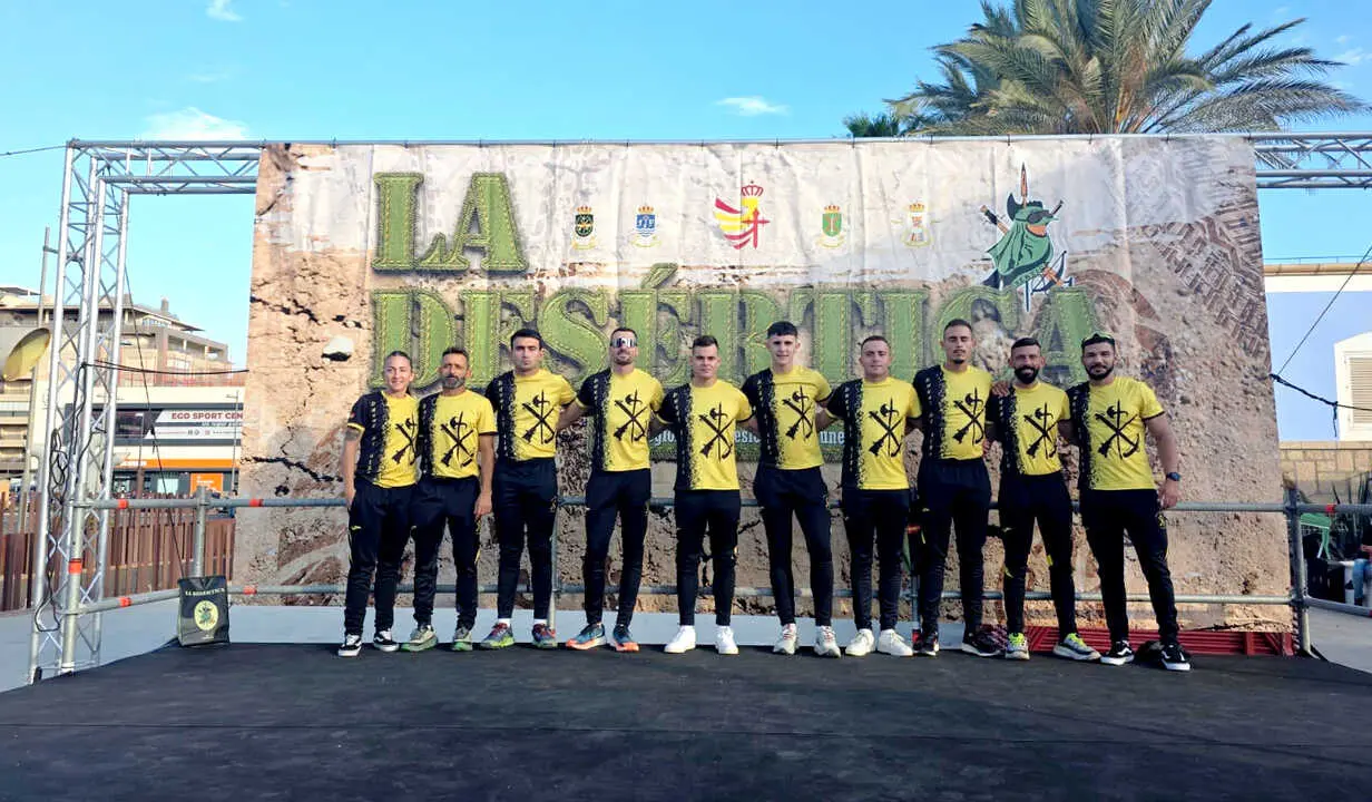 Equipo del Tercio Duque de Alba en La Des&eacute;rtica