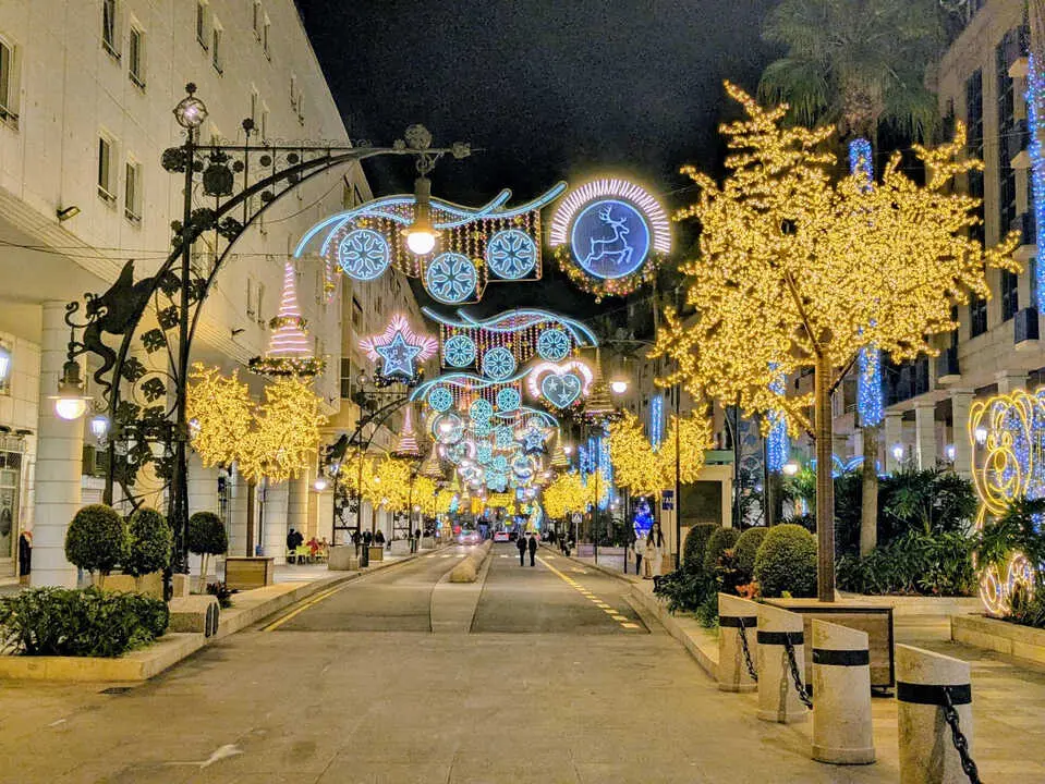 Luces navide&ntilde;as de la Ciudad Aut&oacute;noma de Ceuta (1)