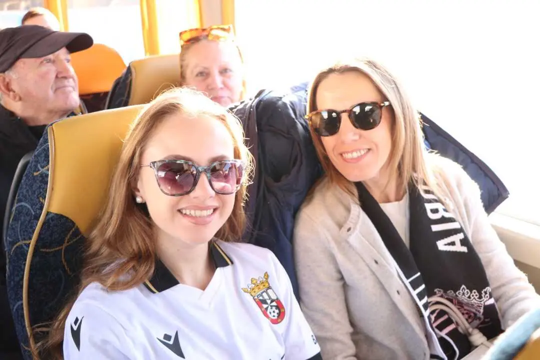 Afici&oacute;n del Ceuta en M&aacute;laga. Foto: Abdeselam Mohamed.