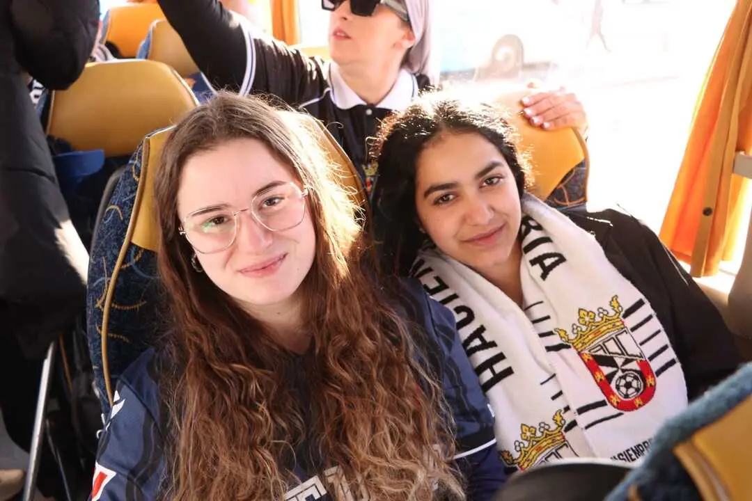 Afici&oacute;n del Ceuta en M&aacute;laga. Foto: Abdeselam Mohamed.