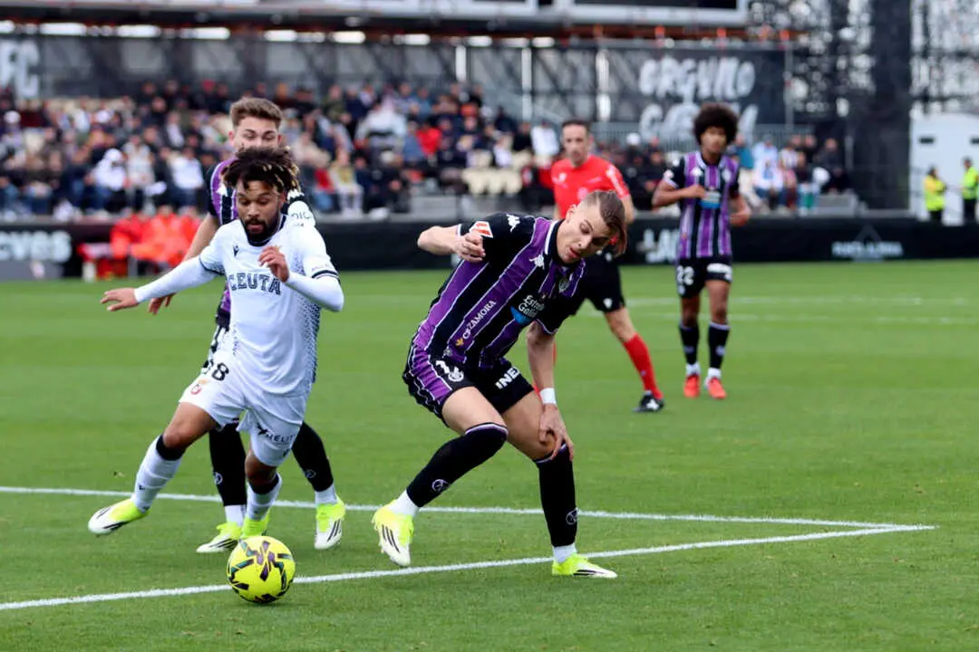 Encuentro entre la AD Ceuta FC y el Real Valladolid. Foto: Abdeselam Mohamed