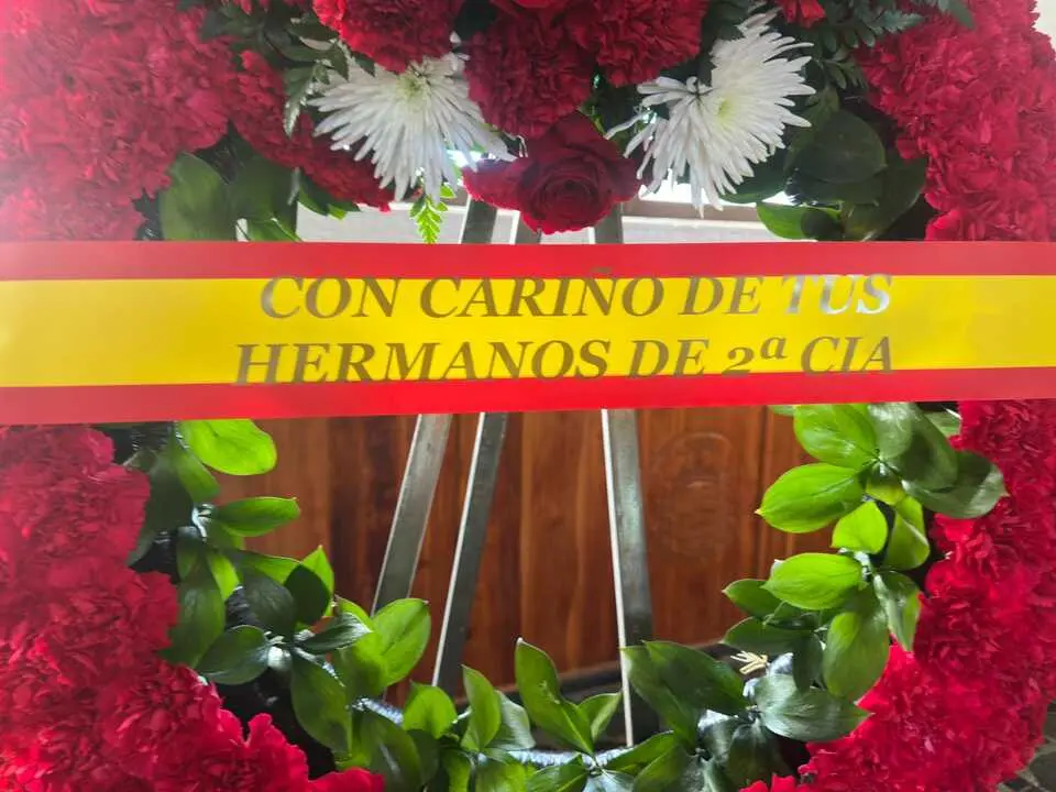 El Tercio Duque de Alba 2&ordm; de La Legi&oacute;n rinde honores al Capit&aacute;n &Aacute;lvaro Garc&iacute;a. Foto: Mohamed Ettouileb
