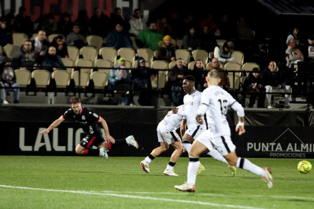 Encuentro entre la AD Ceuta FC y la Cultural Leonesa. Foto: Abdeselam Mohamed