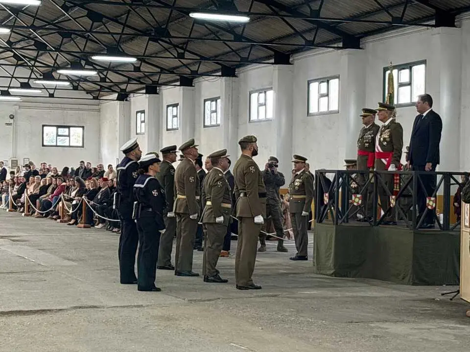Para militar en honor a San Juan Bosco,  patr&oacute;n de Cuerpo de Especialistas del Ejercito de Tierra. Foto; Alma Palomino