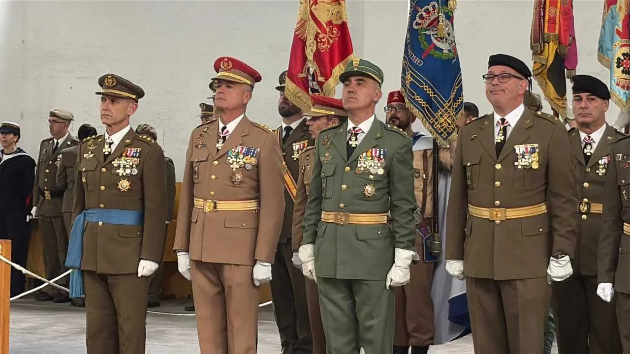 Para militar en honor a San Juan Bosco,  patr&oacute;n de Cuerpo de Especialistas del Ejercito de Tierra. Foto; Alma Palomino