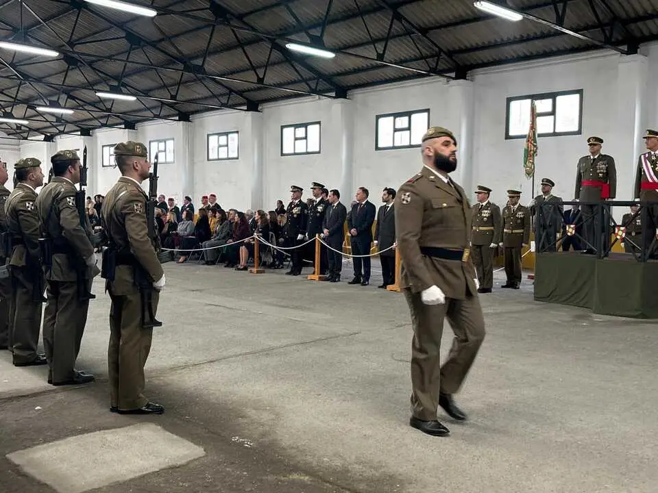 Para militar en honor a San Juan Bosco,  patr&oacute;n de Cuerpo de Especialistas del Ejercito de Tierra. Foto; Alma Palomino