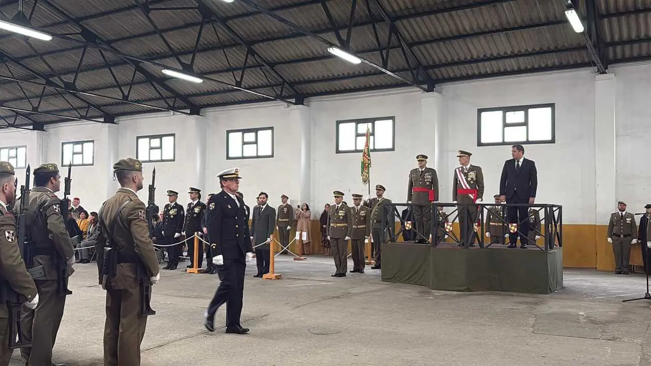 Para militar en honor a San Juan Bosco,  patr&oacute;n de Cuerpo de Especialistas del Ejercito de Tierra. Foto; Alma Palomino