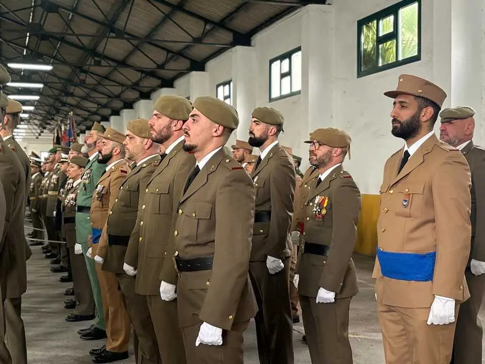 Para militar en honor a San Juan Bosco,  patr&oacute;n de Cuerpo de Especialistas del Ejercito de Tierra. Foto; Alma Palomino