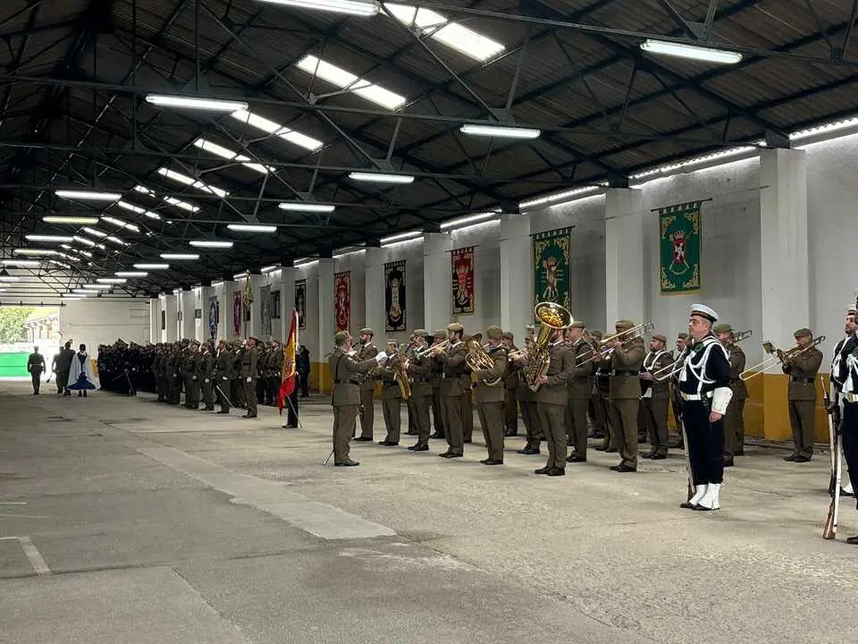 Para militar en honor a San Juan Bosco,  patr&oacute;n de Cuerpo de Especialistas del Ejercito de Tierra. Foto; Alma Palomino