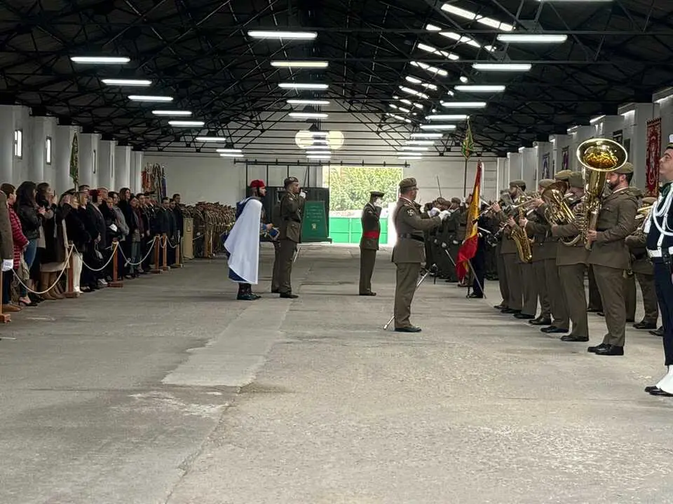 Para militar en honor a San Juan Bosco,  patr&oacute;n de Cuerpo de Especialistas del Ejercito de Tierra. Foto; Alma Palomino