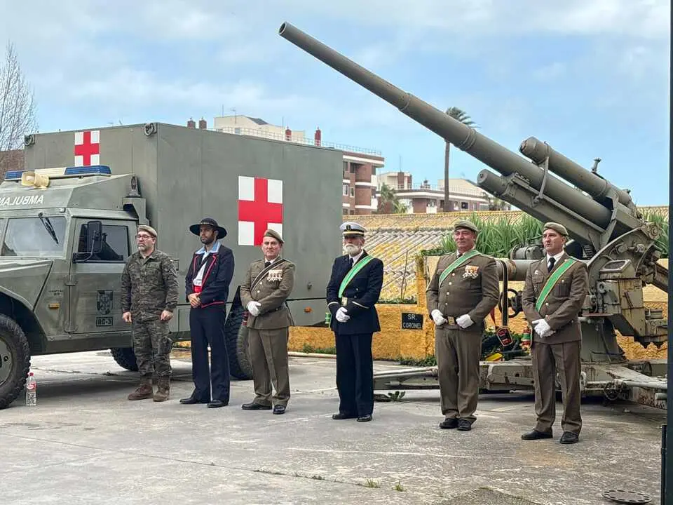 Para militar en honor a San Juan Bosco,  patr&oacute;n de Cuerpo de Especialistas del Ejercito de Tierra. Foto; Alma Palomino