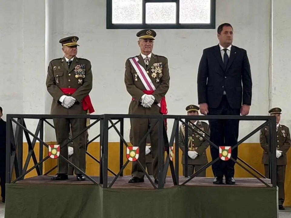 Para militar en honor a San Juan Bosco,  patr&oacute;n de Cuerpo de Especialistas del Ejercito de Tierra. Foto; Alma Palomino