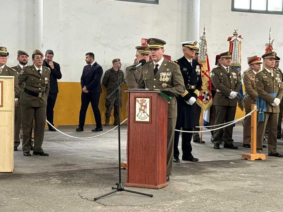 Para militar en honor a San Juan Bosco,  patr&oacute;n de Cuerpo de Especialistas del Ejercito de Tierra. Foto; Alma Palomino