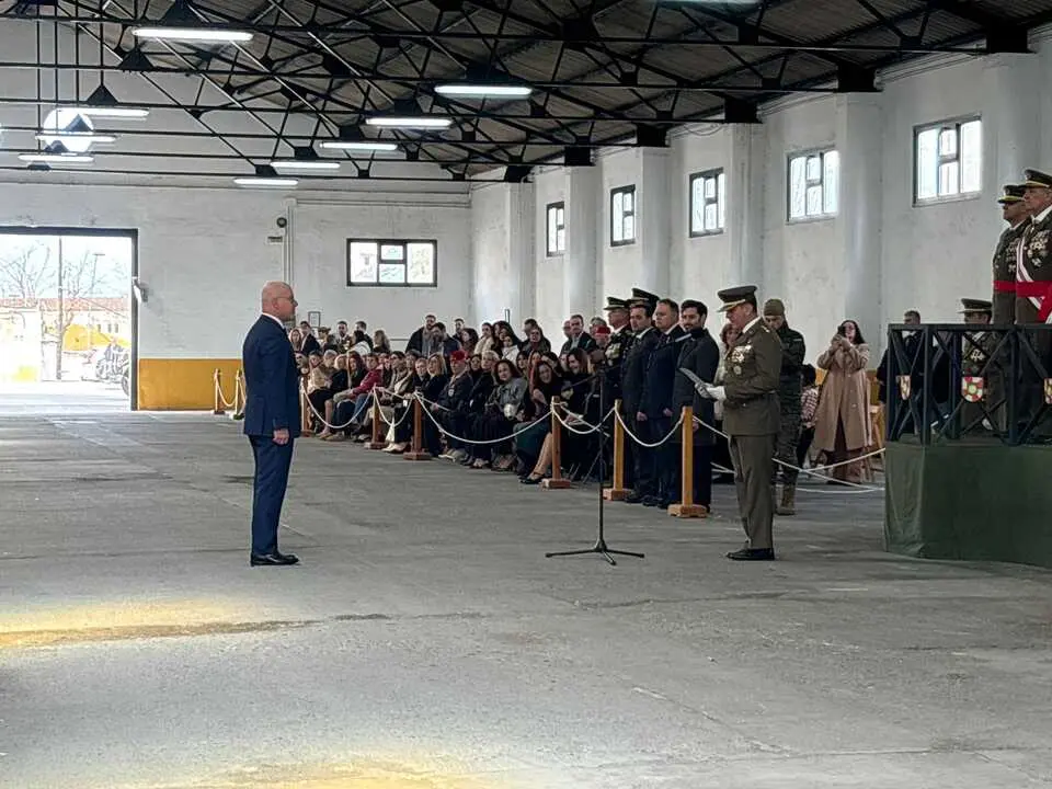 Para militar en honor a San Juan Bosco,  patr&oacute;n de Cuerpo de Especialistas del Ejercito de Tierra. Foto; Alma Palomino