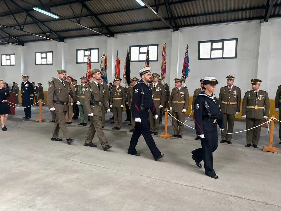 Para militar en honor a San Juan Bosco,  patr&oacute;n de Cuerpo de Especialistas del Ejercito de Tierra. Foto; Alma Palomino