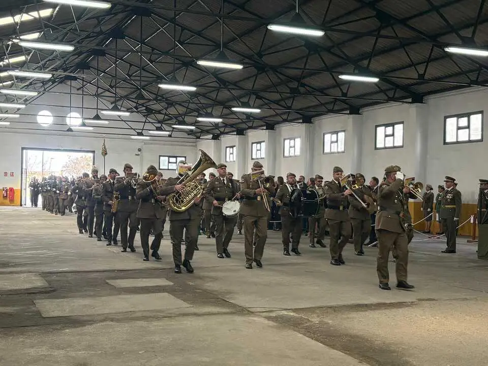Para militar en honor a San Juan Bosco,  patr&oacute;n de Cuerpo de Especialistas del Ejercito de Tierra. Foto; Alma Palomino