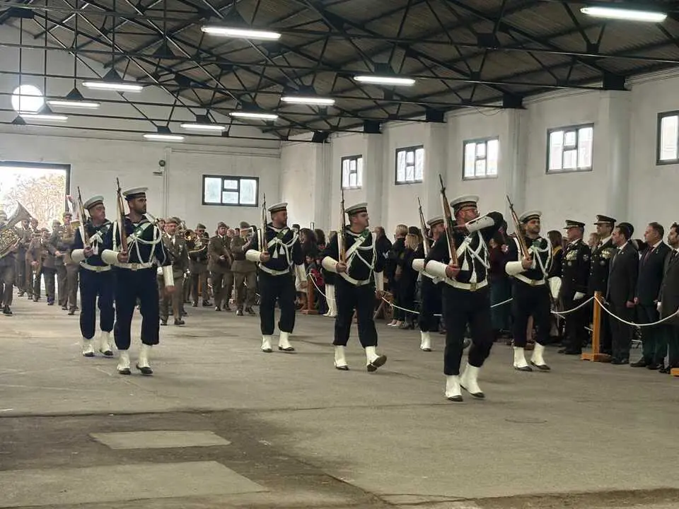 Para militar en honor a San Juan Bosco,  patr&oacute;n de Cuerpo de Especialistas del Ejercito de Tierra. Foto; Alma Palomino