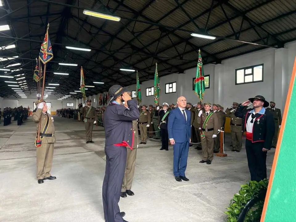 Para militar en honor a San Juan Bosco,  patr&oacute;n de Cuerpo de Especialistas del Ejercito de Tierra. Foto; Alma Palomino