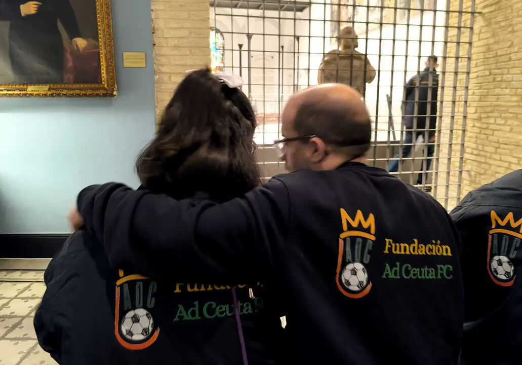 Equipo de la AD Ceuta FC de la Liga Genuine en C&aacute;diz  (12)