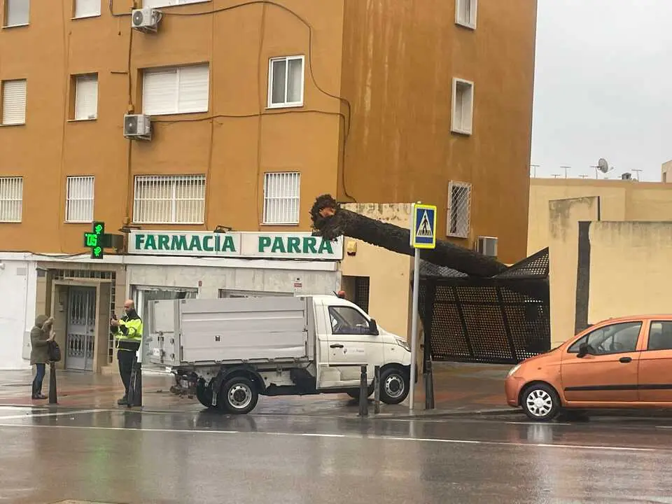 Los efectos de la alerta naranja en Ceuta
