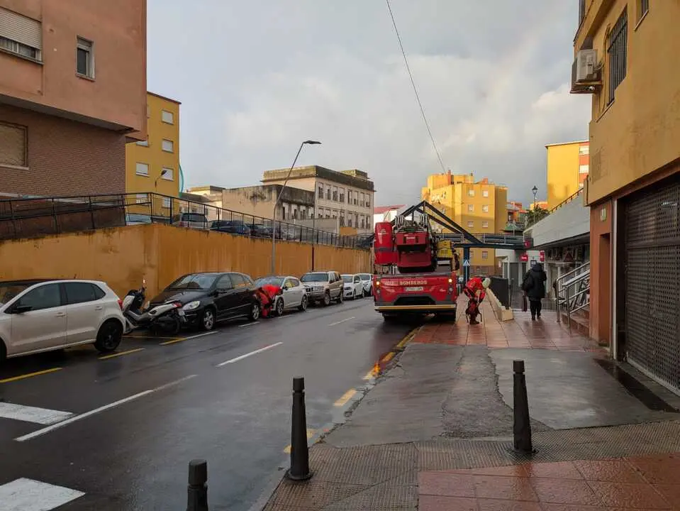 Efectos de la borrasca Leonardo este jueves