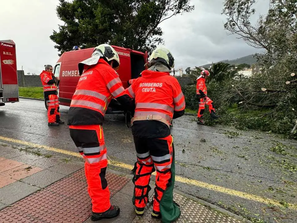 Efectos de la borrasca Leonardo este jueves (13)