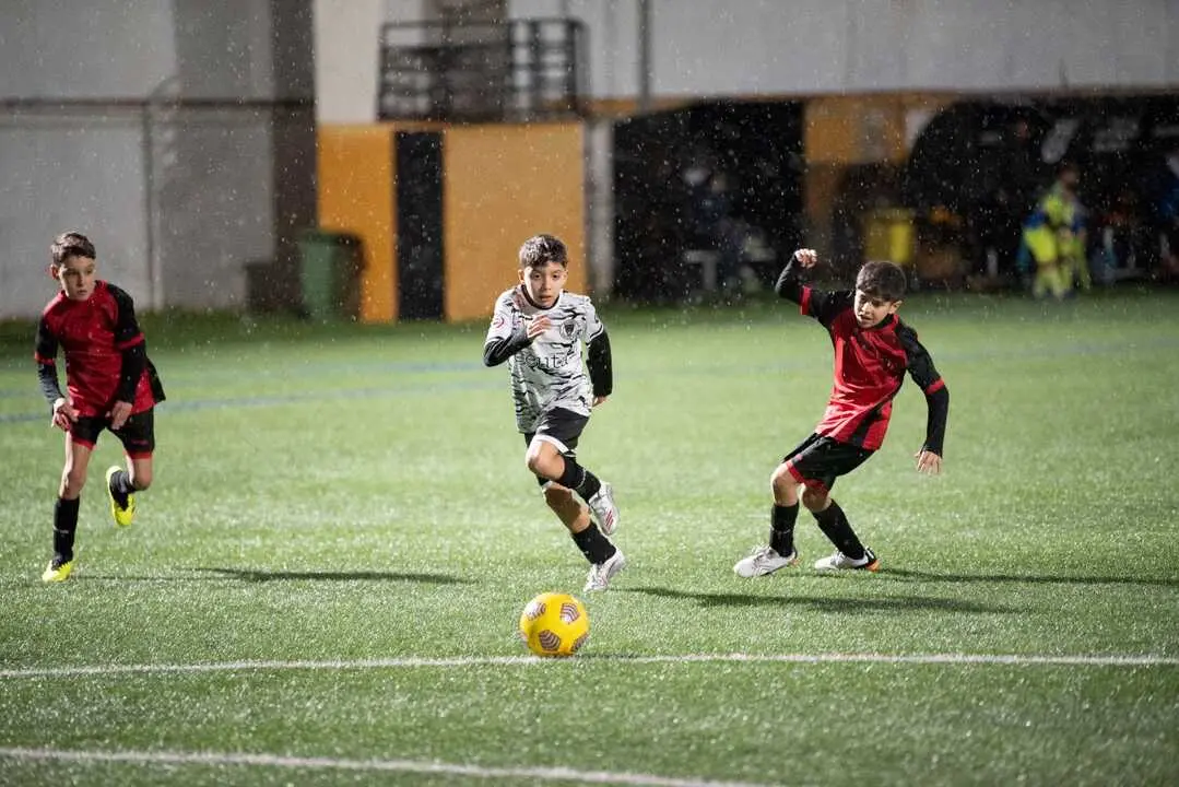 Jornada de f&uacute;tbol base de la RFFCE durante este viernes 6 de febrero en el Jos&eacute; Benoliel. Foto: Ra&uacute;l Fern&aacute;ndez