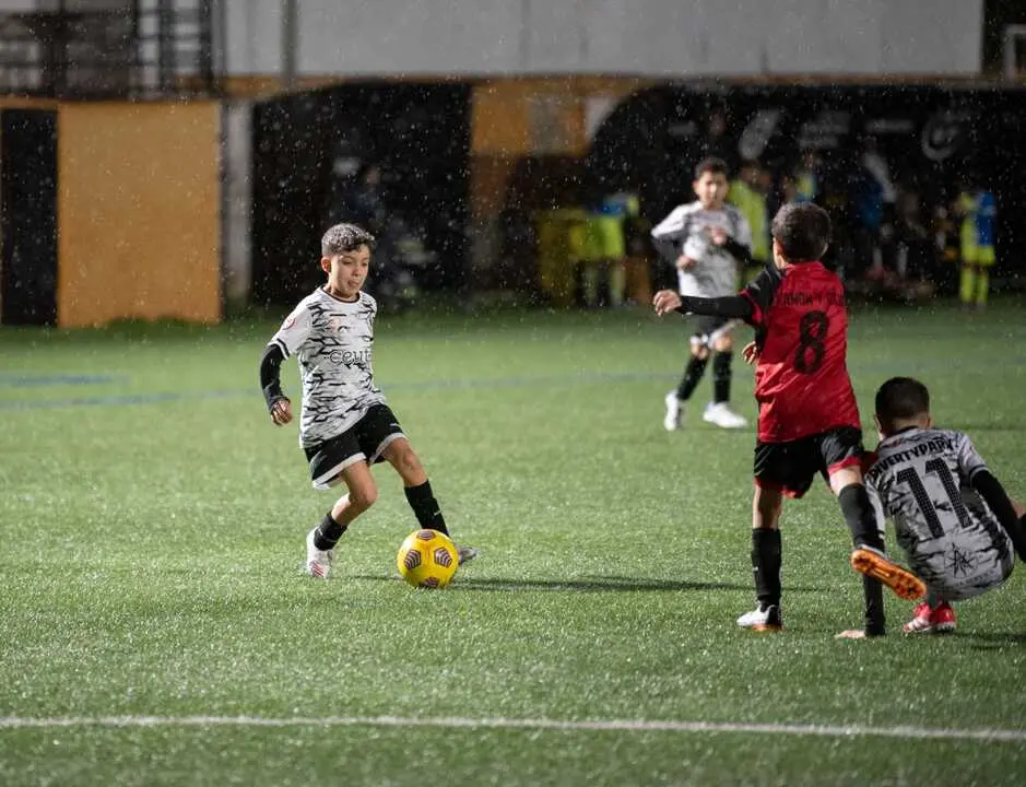 Jornada de f&uacute;tbol base de la RFFCE durante este viernes 6 de febrero en el Jos&eacute; Benoliel. Foto: Ra&uacute;l Fern&aacute;ndez