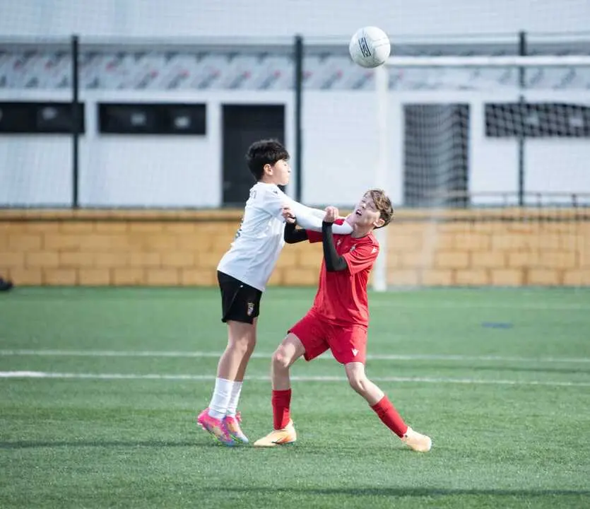 Jornada de f&uacute;tbol base de la RFFCE durante este viernes 6 de febrero en el Jos&eacute; Benoliel. Foto: Ra&uacute;l Fern&aacute;ndez