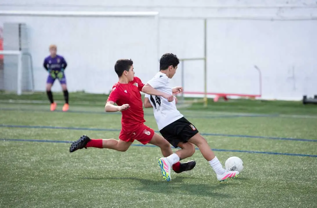 Jornada de f&uacute;tbol base de la RFFCE durante este viernes 6 de febrero en el Jos&eacute; Benoliel. Foto: Ra&uacute;l Fern&aacute;ndez