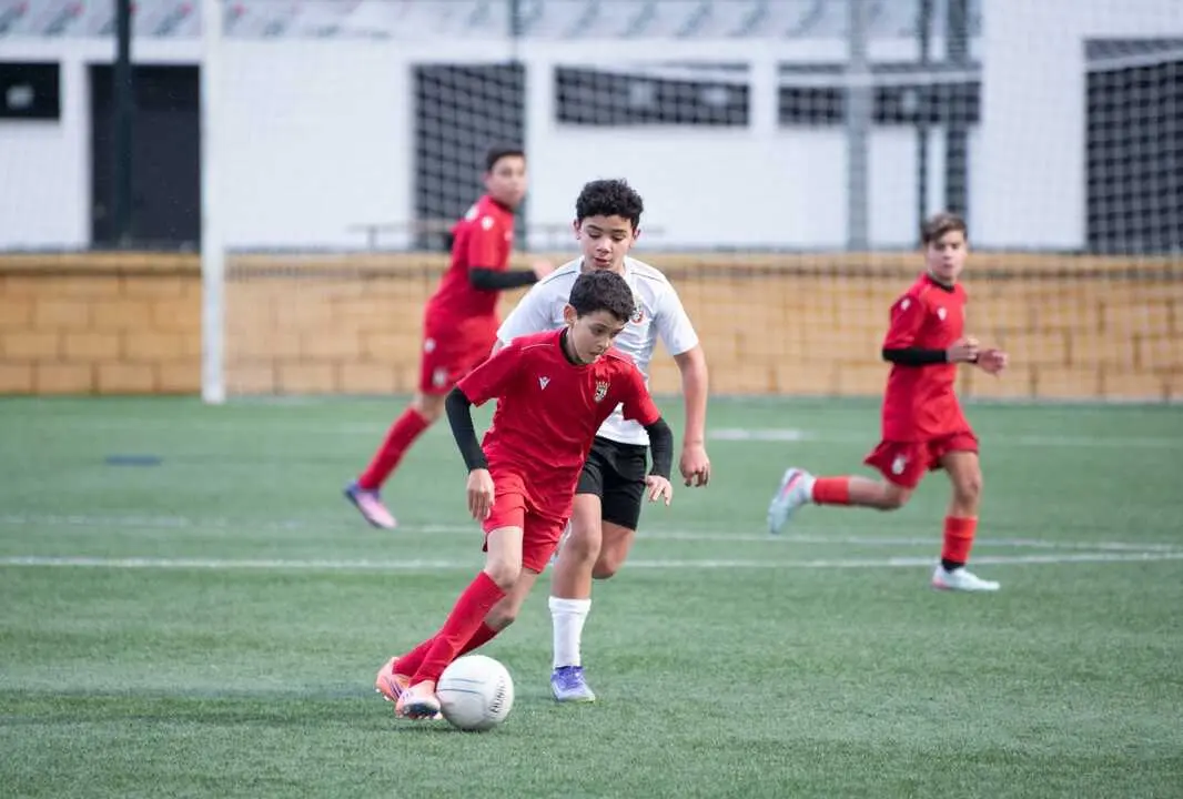 Jornada de f&uacute;tbol base de la RFFCE durante este viernes 6 de febrero en el Jos&eacute; Benoliel. Foto: Ra&uacute;l Fern&aacute;ndez